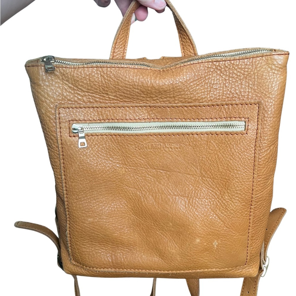 Portland Leather Tan Backpack